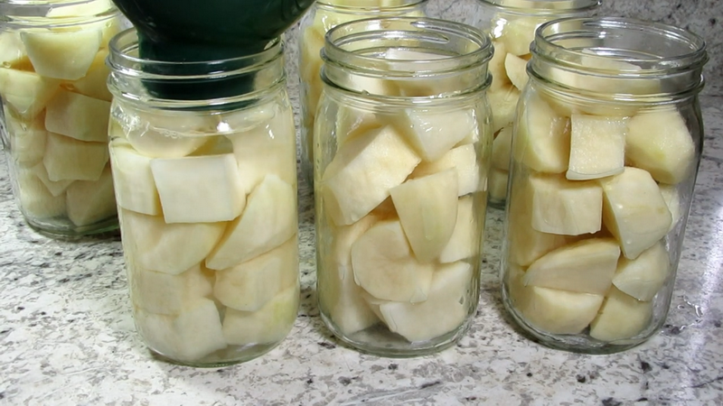 jars of potato